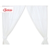 Baby Room Curtains- Hanging Hearts white