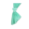 Baby Room Curtains- Hanging Hearts white dots on mint