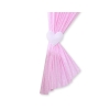 Baby Room Curtains- Hanging Hearts white dots on pink