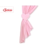 Baby Room Curtains- Hanging Hearts white polka dots on pink