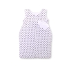 Baby Sleeping Bag- Hanging hearts black dots on white