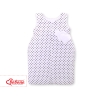 Baby Sleeping Bag- Hanging hearts black dots on white