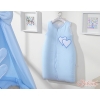 Baby Sleeping Bag- Hanging hearts blue