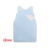 Baby Sleeping Bag- Hanging hearts blue stripes