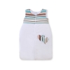 Baby Sleeping Bag- Hanging hearts brown stripes