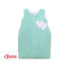 Baby Sleeping Bag- Hanging hearts mint