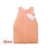 Baby Sleeping Bag- Hanging hearts orange