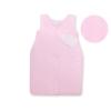 Baby Sleeping Bag- Hanging hearts pink stripes