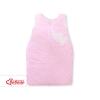 Baby Sleeping Bag- Hanging hearts white dots on pink