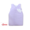 Baby Sleeping Bag- Hanging hearts white polka dost on lilac