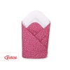 Baby Swaddle Wrap Blanket - wine red stars