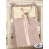 Babybed Diaper bag- Bear with bow brown