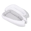 Babynest- Gray with white dots/white