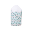 Babynest Newborn Wrap Blanket with stiffening - hedgehogs mint