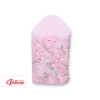 Babynest Newborn Wrap Blanket with stiffening - unicorn pink/pink