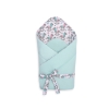 Babynest Newborn Wrap Blanket with stiffening with bow - rocking horses