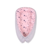 Babynest- pink-navy blue stars/gray
