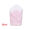 Babynest with stiffenig- Basic white polka dots on pink