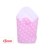 Babynest with stiffenig- Pink with white dots