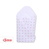 Babynest with stiffenig- White with Gray-pink stars