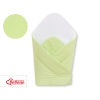Babynest with stiffening- Hanging Hearts green stripes