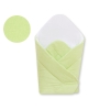 Babynest with stiffening- Hanging Hearts green stripes