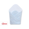 Babynest with stiffening- Hanging Hearts little blue flowers