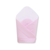 Babynest with stiffening- Hanging Hearts pink stripes