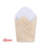 Babynest with stiffening- Hanging Hearts white dots on beige