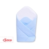 Babynest with stiffening- Hanging Hearts white dots on blue