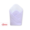 Babynest with stiffening- Hanging Hearts white polka dots on lilac