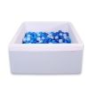 Ball-pit Dry Pool minky with balls 200pcs - blue