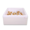 Ball-pit Dry Pool minky with balls 200pcs - golden Stars