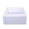Ball-pit Dry Pool minky without balls - blue