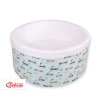 Ball-pit minky Dry Pool without balls - mint rabbits