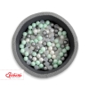 Ball-pit minky with balls 200pcs- dark gray