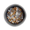Ball-pit minky with balls 200pcs- dark gray