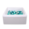 Ball-pit minky with balls 200pcs - Gray