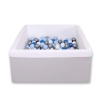 Ball-pit minky with balls 200pcs - Gray