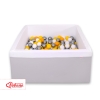 Ball-pit minky with balls 200pcs - Gray