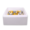 Ball-pit minky with balls 200pcs - Gray