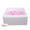 Ball-pit minky with balls 200pcs - Gray