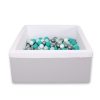 Ball-pit minky with balls 200pcs - Gray