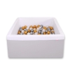 Ball-pit minky with balls 200pcs - Gray