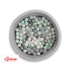 Ball-pit minky with balls 200pcs- gray