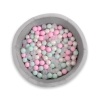Ball-pit minky with balls 200pcs - gray