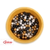 Ball-pit minky with balls 200pcs - honig gelb
