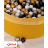 Ball-pit minky with balls 200pcs - honig gelb