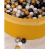 Ball-pit minky with balls 200pcs - honig gelb
