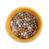 Ball-pit minky with balls 200pcs - honig gelb
